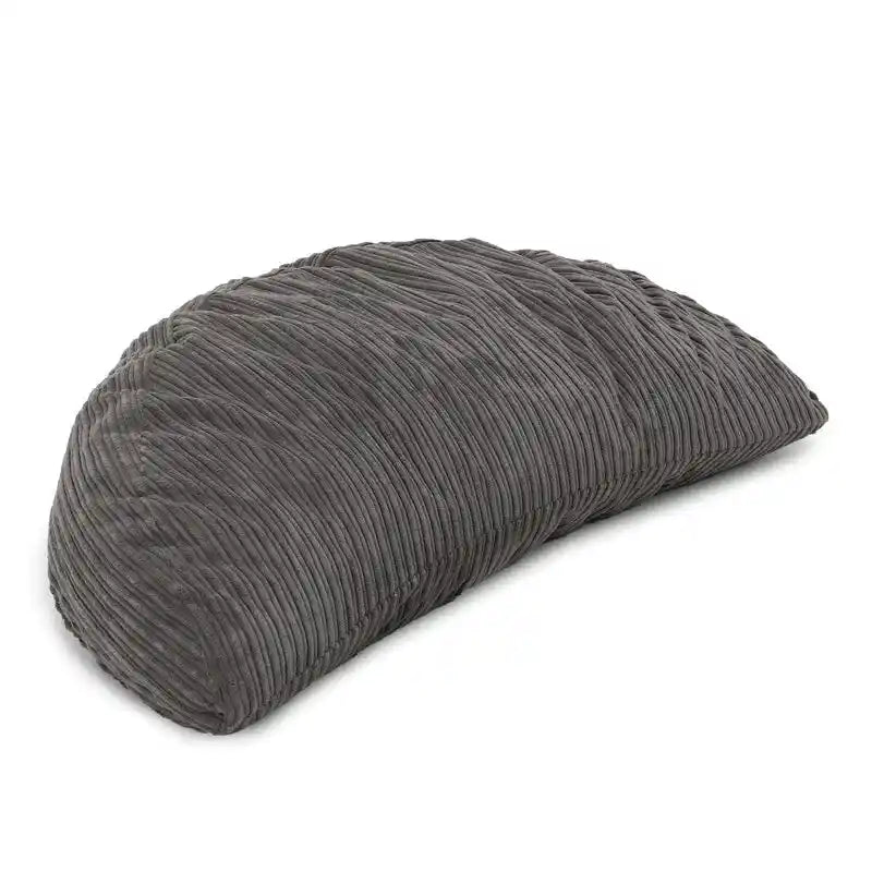 CordaRoy's Moon Pillow - Terry Corduroy – Gray terry corduroy Moon Pillow