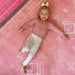 Top view of a girl relaxing on the Dakota Rose Shwally Playmat