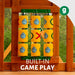 Double Down II Swing Set – tic-tac-toe play panel