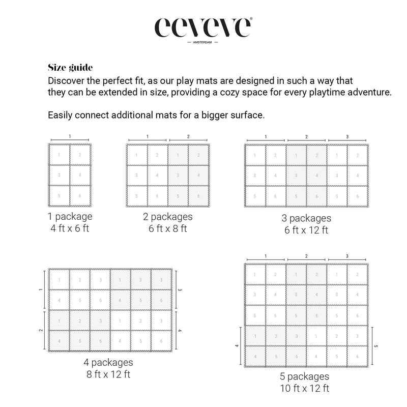 Eeveve Cinnamon Double Sided Play Mat sizing 
