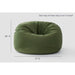 Cloud Comfort Bean Bag (Standard) – Olive Green chair showing 51 inch diameter and 30 inch height