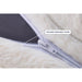 Cloud Comfort Bean Bag (Standard) – Cream faux fur corduroy cover zipper detail