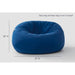 Cloud Comfort Bean Bag (Standard) – Navy chair showing 51 inch diameter and 30 inch height