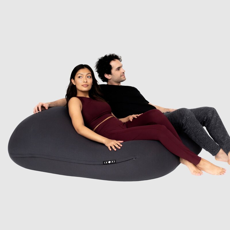 Double Moon Pod – side view of two adults on the Cosmic Ash seat
