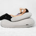 Moon Pod + Backrest Bundle – Space Gray seat and Crescent Backrest in use