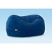 Cloud Comfort Bean Bag (Double) – Navy matte velvet front view