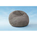 Cloud Comfort Bean Bag (Small) – Grey faux fur corduroy front view