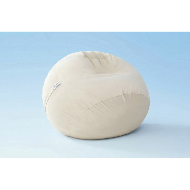 Cloud Comfort Bean Bag (Small) – Tan matte velvet front view