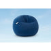 Cloud Comfort Bean Bag (Small) – Navy matte velvet front view