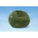 Cloud Comfort Bean Bag (Small) – Olive Green matte velvet front view
