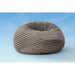 Cloud Comfort Bean Bag (Standard) – Grey faux fur corduroy front view