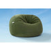 Cloud Comfort Bean Bag (Standard) – Olive Green matte velvet front view