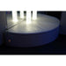 Large Experia Curved Bubble Tube Platform angled view
