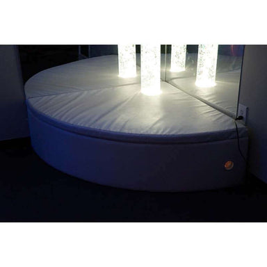 Large Experia Curved Bubble Tube Platform in white