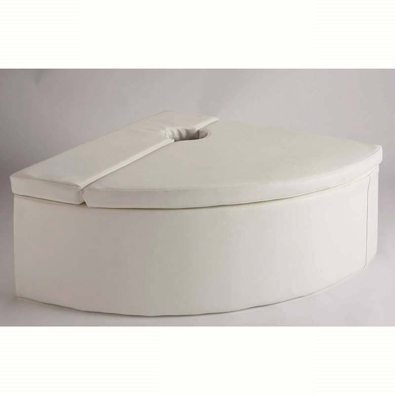 Medium Experia Curved Bubble Tube Platform angled view
