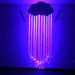 Experia Fiber Optic Rain Cloud Sensory Light glowing purple