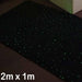 Experia LED Fiber Optic Carpet 2 m x 1 m dimension illustration