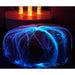 Experia LED Fiber Optic Light Strands with Softie Bean Bag glowing blue and green