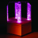 Experia Portable LED Bubble Tube Corner with padded platform and mirrors