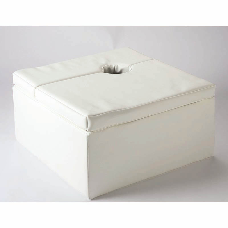 Experia Square Bubble Tube Platform in white