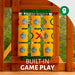 Gorilla Playsets Summerville Swing Set – close-up of the built-in tic-tac-toe game