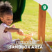 Great Skye II Swing Set – sandbox area; sand not included