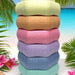 Green Elephant Pastel Rainbow Stepping Stones – pastel stepping stones detail view 3