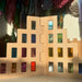 Green Elephant Rainbow Lucite Building Blocks - 50 Piece Set – light and color play with lucite blocks