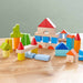 HABA Colored Wooden Building Blocks - 46 Piece Set – block set front view