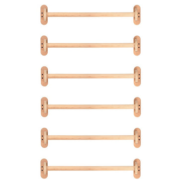 Home Monkey Bars – six long wooden monkey bars