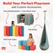 Indoor Play Gym – optional foam blocks cubes covers and pod swing sold separately