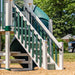 Junior Dreamweaver Vinyl Playground Set staircase with safety railing
