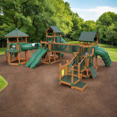 Junior Power Play Vinyl Playground Set in a park
