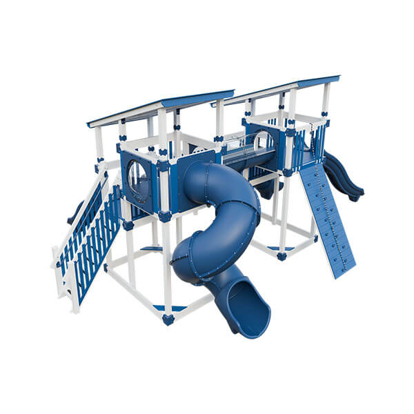 junior_race_duo_vinyl_playground_set_white_blue_front_left