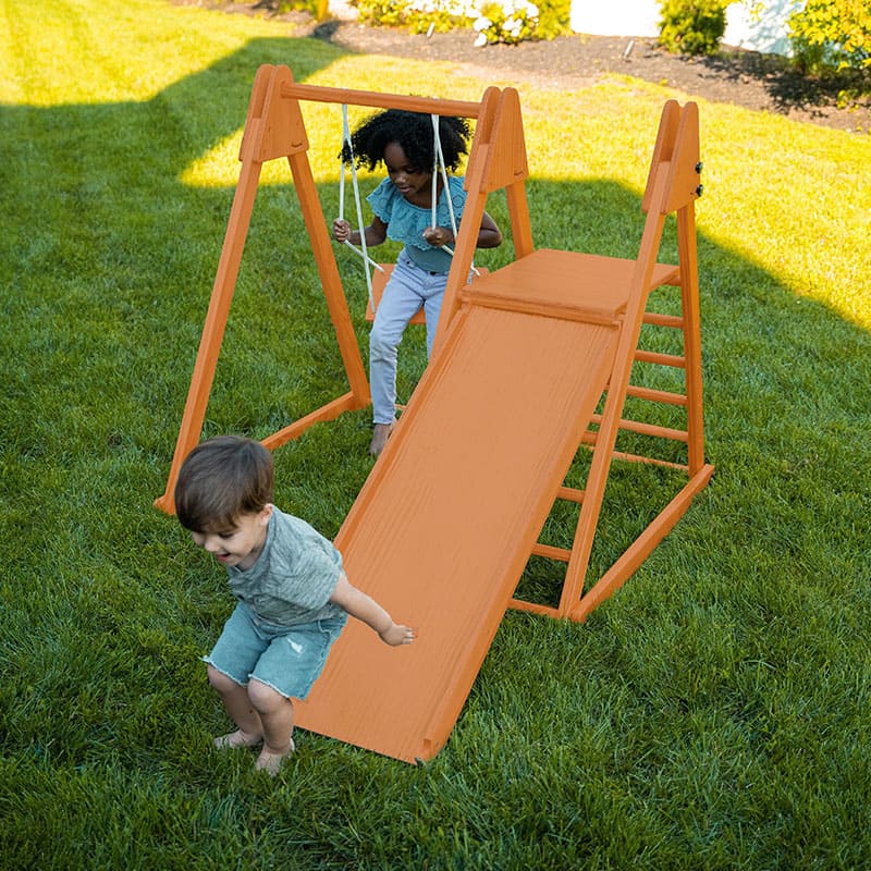 juniper_real_wood_folding_playset_chesnut_boy_slide_girl_swing