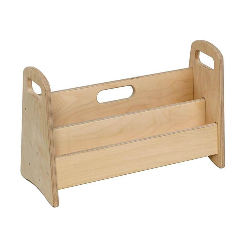Kidodido Small Wooden Bookshelf for Kids Corner View