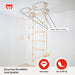 Wood and Hearts Kids Climbing Ropes – ceiling attachment diagram with supplier feature labels