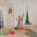 Kids Climbing Ropes – kids using the rope seat and climbing activities