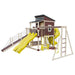 kingdom lodge deluxe vinyl playhouse almond red yellow front right