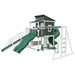 kingdom lodge deluxe vinyl playhouse white green front right