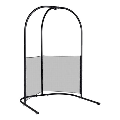 Arcada Anthracite - Galvanized Steel Stand for Hammock Chairs and Kids Hanging Nests – complete stand with mesh