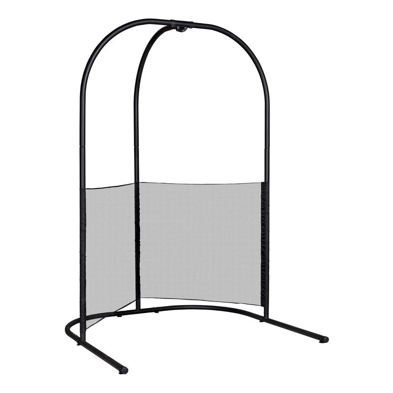 Arcada Anthracite - Galvanized Steel Stand for Hammock Chairs and Kids Hanging Nests – complete stand with mesh