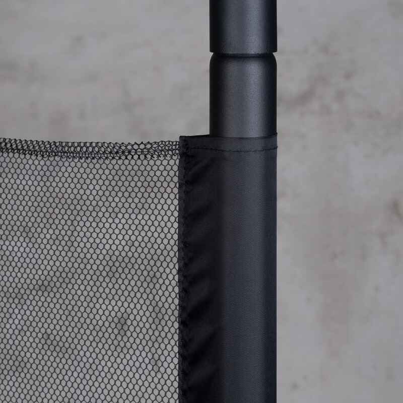 Arcada Anthracite - Galvanized Steel Stand for Hammock Chairs and Kids Hanging Nests – mesh attachment detail