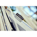 Domingo Sea Salt - Weather-Resistant Basic Hammock Chair – fabric label in an outdoor setting