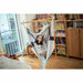 Domingo Sea Salt - Weather-Resistant Basic Hammock Chair – person seated in a bedroom reading corner