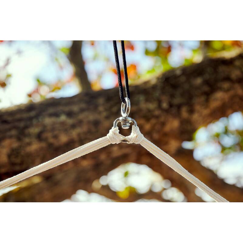 Domingo Sea Salt - Weather-Resistant Basic Hammock Chair – swivel suspended outdoors