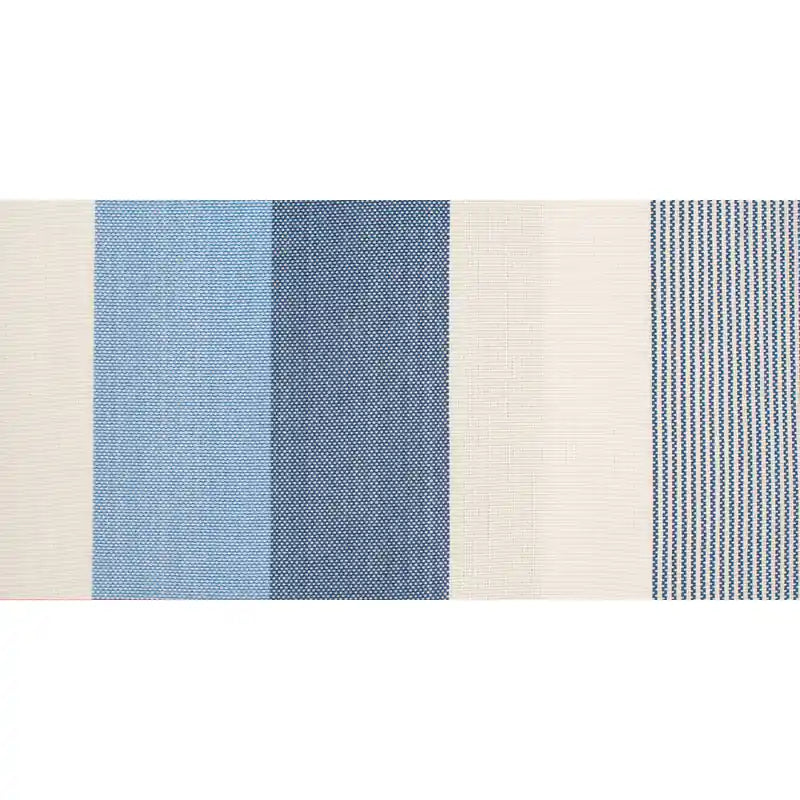 Domingo Sea Salt - Weather-Resistant Basic Hammock Chair – wide blue stripe pattern detail