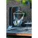 Domingo Sea Salt - Weather-Resistant Comfort Hammock Chair – empty chair on a patio stand