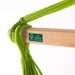 Domingo Lime - Weather-Resistant Comfort Hammock Chair – bamboo bar end and cord loop