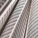 Fiji Organic Zebra – Organic Cotton Basic Size Hammock Chair with Galvanized Steel Stand – fabric texture and folds